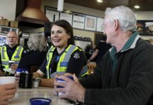 Cops line up for mug shots