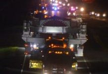 Super load brings traffic to a halt