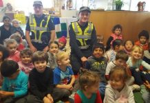 Cops read to kids