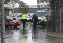 Worker airlifted after horrific accident