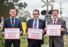 Commuters endure truck squeeze