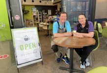 Offering coffee and hope