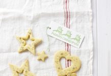 Crunchy lemon and polenta shortbread