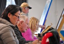 Brushes to canvases – the work goes on with upcoming exhibition