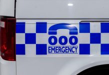 Driver trapped in single-vehicle collision