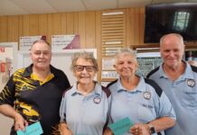 Team Elliott prevails on stunning day for bowls at Corinella
