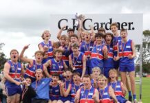 Bunyip Under-16s win flag