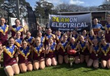 Dusties girls lead the way in Gippy U15s V/Line Cup squad