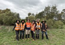 Battery Energy Project team volunteers at Bunyip River and connects with locals
