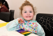 Craft time at Emerald Library