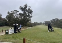 Testing conditions for first round of ‘clubbies’ at Lang Lang