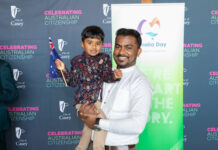 Citizens embraced on Australia Day