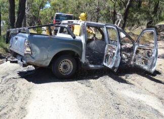 Emergency crews tackle “suspicious” car fire