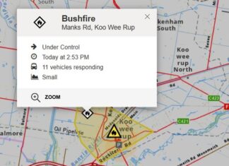 Crews tackling grassfire at Manks Road